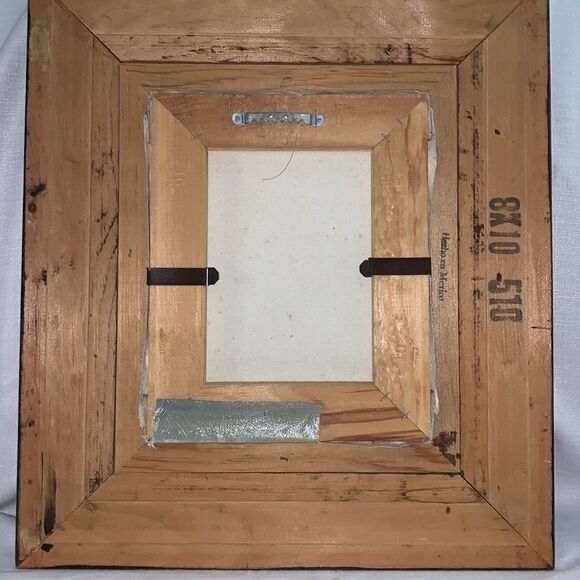 VTG LIGER CUB CANVAS PAINTING SIGNED WOOD FRAMED 8X10 CANVAS - Picture 13 of 15